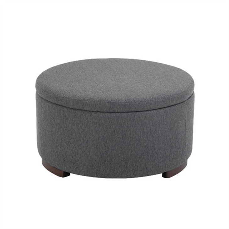 Comfort Dumaloq Usmonli kulrang mato