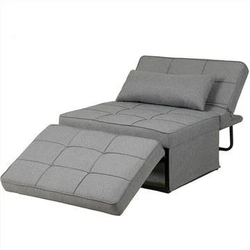 Hamkor zig'ir bilan qoplangan tufed futon divan